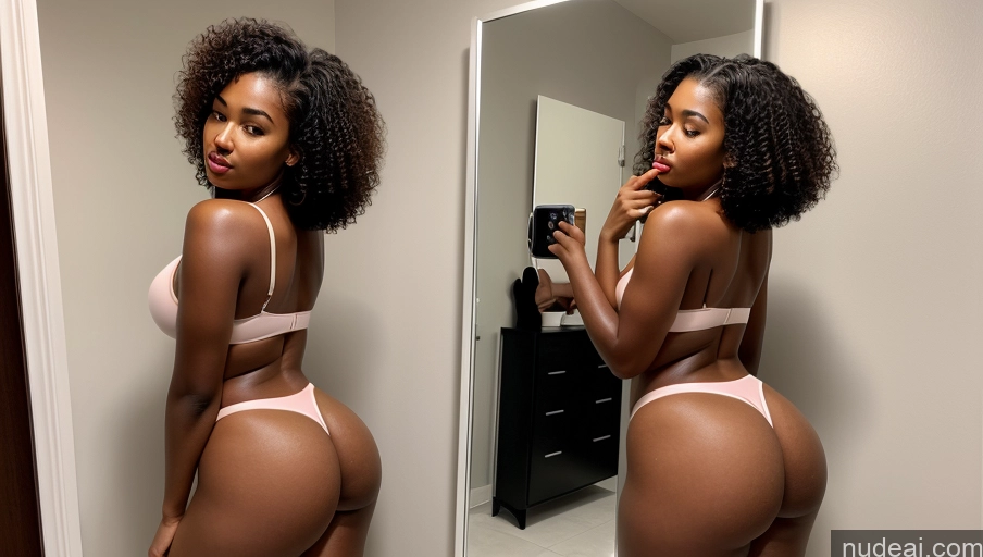 related ai porn images free for One Perfect Boobs Big Ass Perfect Body Big Hips Tanned Skin Sexy Face Pouting Lips Curly Hair Bathroom Bright Lighting Back View High Heels Black 18 Mirror Selfie