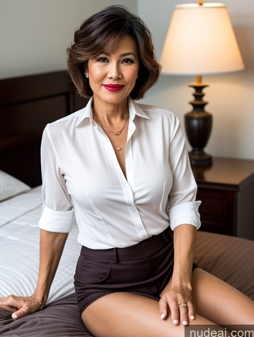 related ai porn images free for Milf Perfect Boobs Lipstick Pixie Vietnamese Bedroom Spreading Legs Casual Shirt Partially Nude Dark Lighting Detailed 60s Stylish Blouse Perfect Body