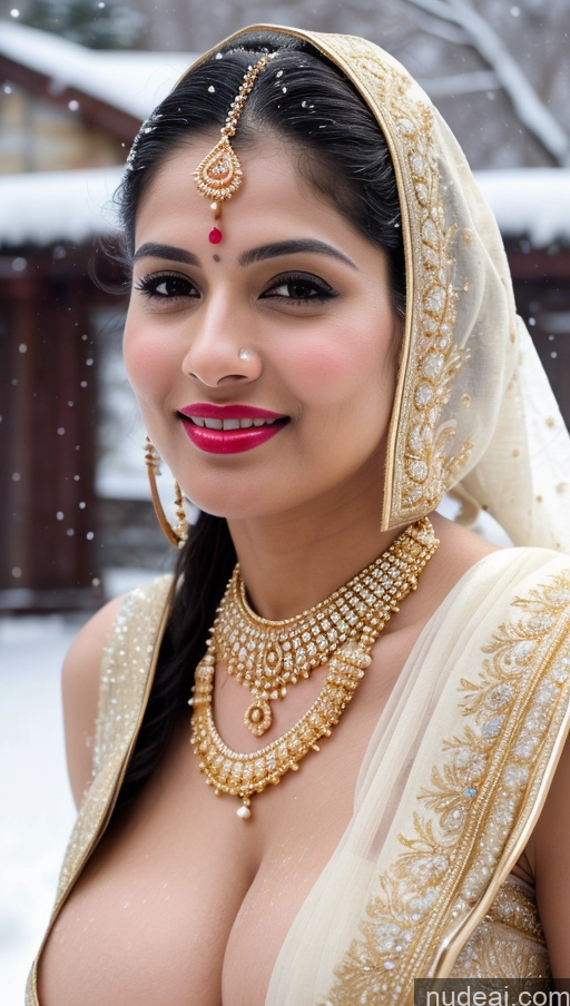 related ai porn images free for Woman Huge Boobs Beautiful Lipstick Fairer Skin 50s Happy Seductive Sexy Face Black Hair Straight Indian Skin Detail (beta) Gold Jewelry Jewelry Bright Lighting Snow Sari Wedding