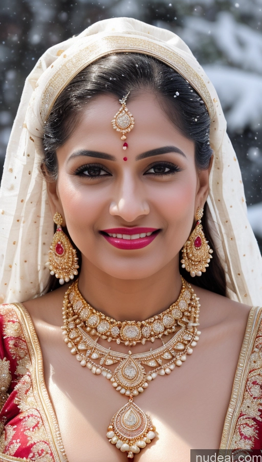 related ai porn images free for Woman Huge Boobs Beautiful Lipstick Fairer Skin 50s Happy Seductive Sexy Face Black Hair Straight Indian Skin Detail (beta) Gold Jewelry Jewelry Bright Lighting Snow Sari Wedding