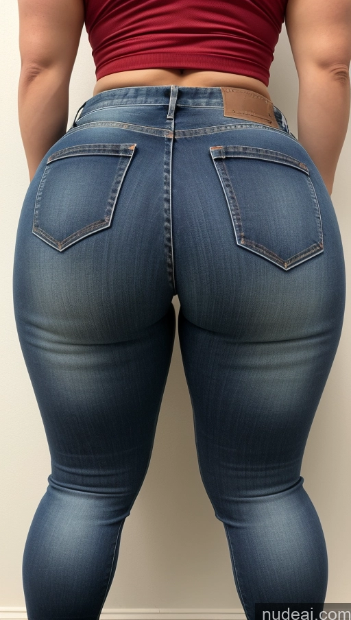 ai nude image of araffe butt of a woman in jeans with a red top pics of Athlete Big Ass Big Hips Jeans