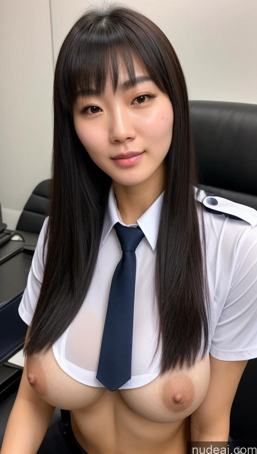 ai nude image of arafed asian woman in uniform posing in an office pics of Athlete Perfect Boobs 18 Bangs Chinese Skin Detail (beta) Cumshot Cosplay Police Detailed Office