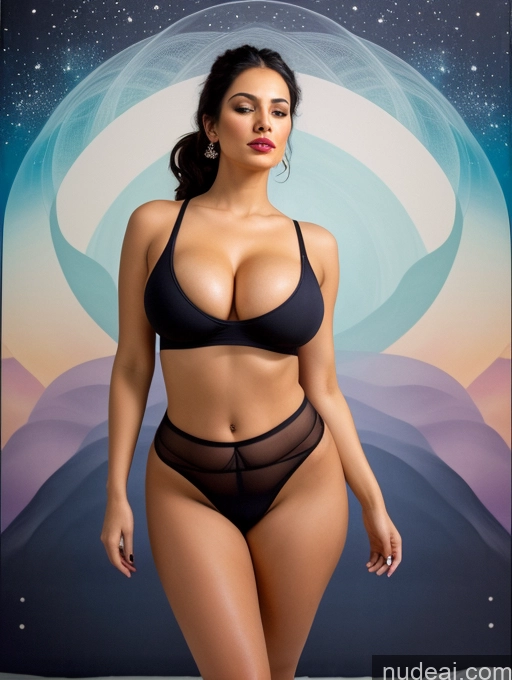 ai nude image of arafed woman in a black bikini and black panties posing for a picture pics of Woman One Perfect Boobs Busty Beautiful Big Ass Lipstick Big Hips 30s Seductive Brunette Ponytail Indian Surrealist Crop Top Dress Jeans Jumpsuit Salwar Chemise Bedroom Yoga Pants Spreading Legs