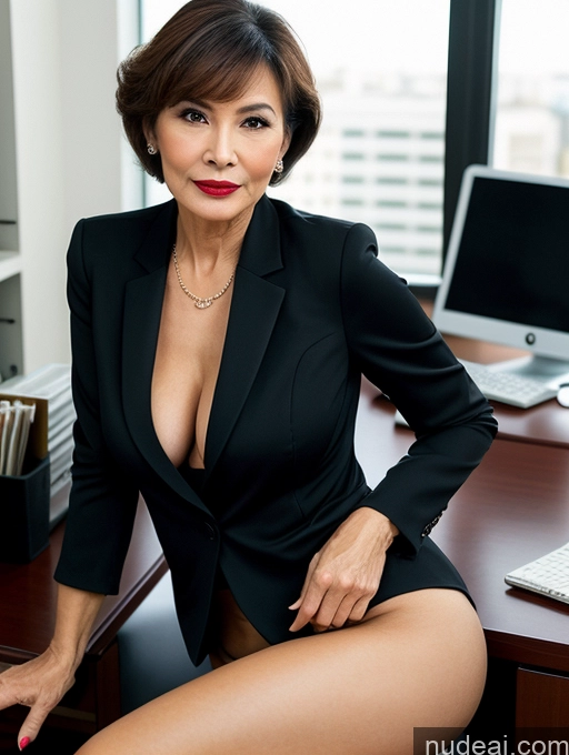 related ai porn images free for Milf Several Perfect Boobs Lipstick Pixie Vietnamese Office Spreading Legs Blouse Casual Suit Partially Nude Dark Lighting Sexy Face Perfect Body Detailed 80s