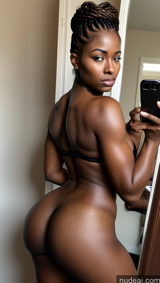 related ai porn images free for One Big Ass 18 Angry Black Hair Braided African Woman Muscular Small Tits Mirror Selfie