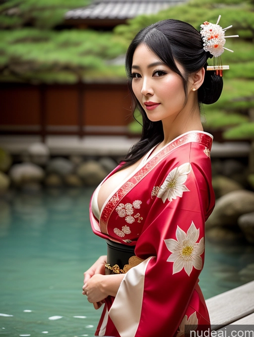 related ai porn images free for Busty Perfect Boobs Perfect Body Big Hips Sexy Face Black Hair Japanese Onsen Kimono Pearl Jewelry Jewelry Cleavage Geisha Oiled Body 30s