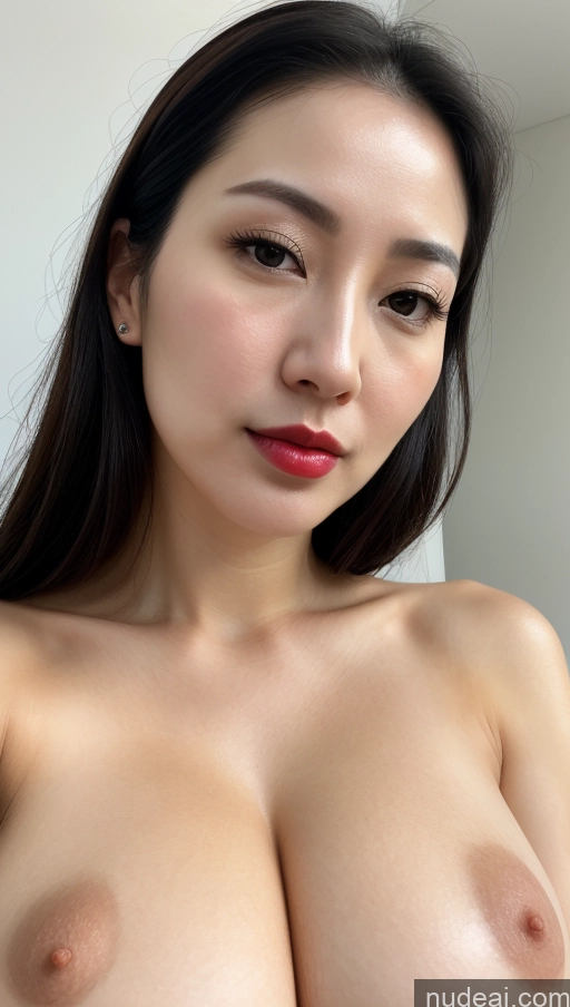 related ai porn images free for Woman One Huge Boobs Beautiful Lipstick Fairer Skin 30s Black Hair Close-up View Simple Detailed Slicked Korean