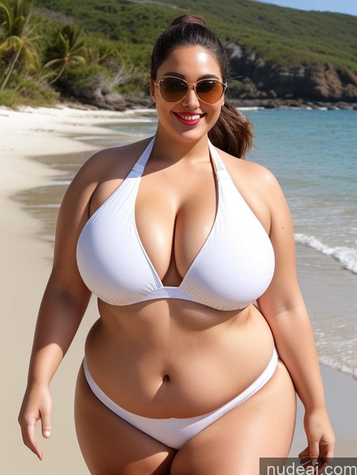 related ai porn images free for Woman One Busty Huge Boobs Sunglasses Lipstick Big Ass Thick Chubby Fat Big Hips 20s Happy Brunette Ponytail White Front View T-pose Beach Sports Sports Bra Bikini Microkini Thong