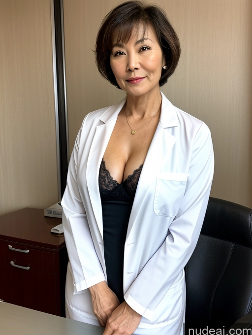 related ai porn images free for Milf Two Perfect Boobs Perfect Body Pubic Hair Short Hair 80s Chinese Office Doctor Lab Coat Cleavage Dark Lighting Sexy Face