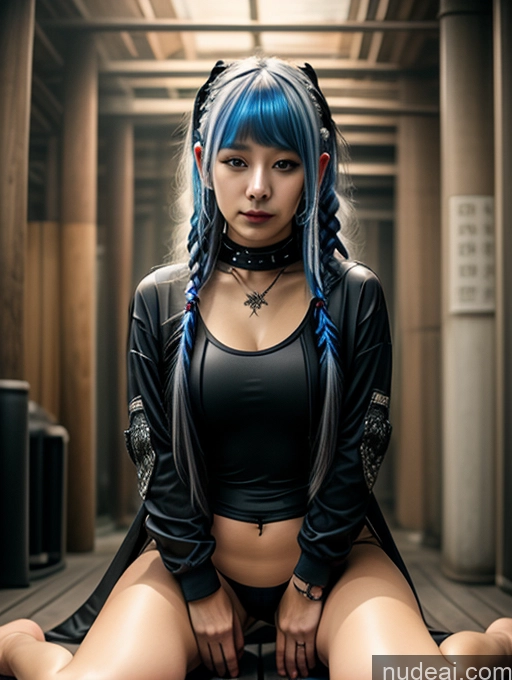 related ai porn images free for Oiled Body Close-up View Massage Bdsm Spandex Thong Long Legs Fairer Skin SplitSitting Gothic Punk Girl 50s Blue Hair Braided Korean