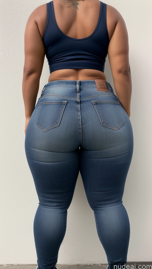 ai nude image of araffe butt - bari woman in jeans showing off her butt pics of Athlete Big Hips Big Ass Jeans