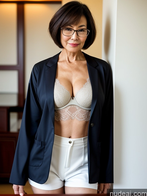 related ai porn images free for Milf Two Perfect Boobs Beautiful Glasses Perfect Body Short Hair 70s Chinese Bra Casual Doctor Lab Coat Cleavage Dark Lighting Detailed Sexy Face