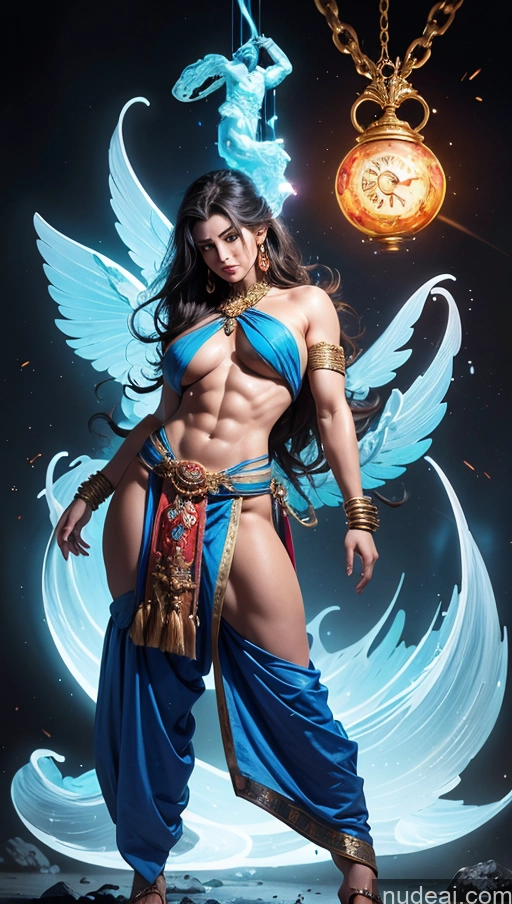 related ai porn images free for Sari Several Powering Up Surrealist Busty Muscular Abs Bodybuilder Dynamic View Fantasy Armor Knight