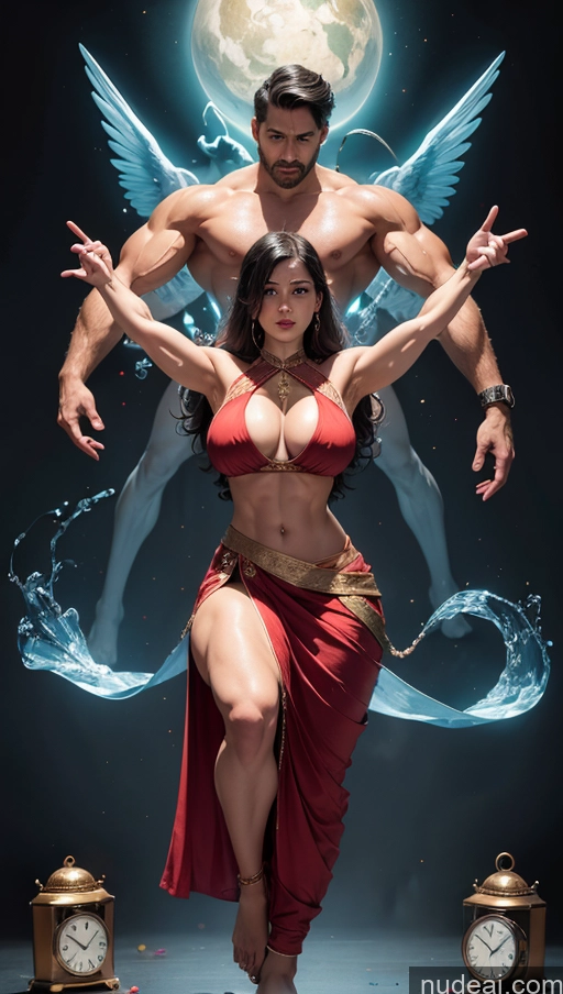 related ai porn images free for Sari Several Powering Up Surrealist Dynamic View Bodybuilder Busty Muscular Abs Santa