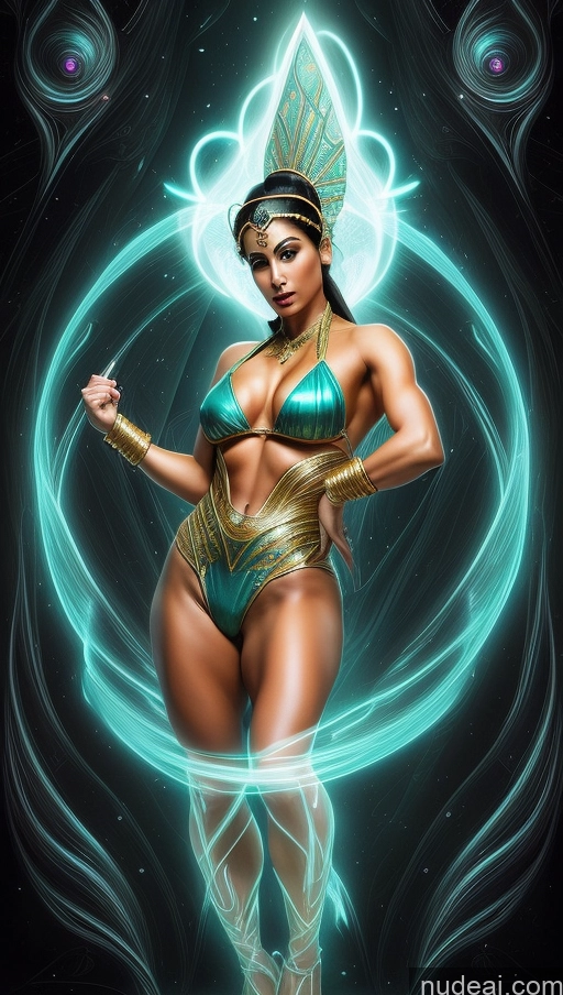 related ai porn images free for Sari Several Powering Up Surrealist Dynamic View Abs Muscular Busty Bodybuilder Futuristic