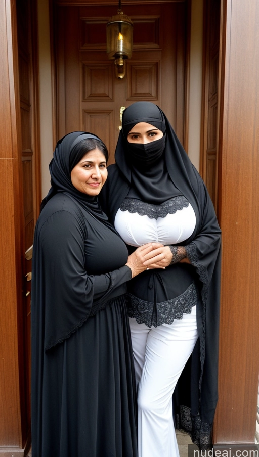 related ai porn images free for Huge Boobs Busty Skinny Big Hips Shocked Black Hair Detailed Turkish Front View Milf Long Legs 70s Simple Niqab Two Blouse Victorian