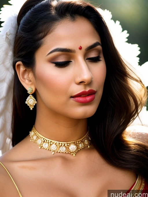 ai nude image of a close up of a woman wearing a red and gold outfit pics of Beautiful Lipstick Muscular Oiled Body 18 Pouting Lips Ponytail Indian Vintage 60s 70s 80s 90s Angel Sari Traditional Wedding Cleavage Diamond Jewelry Gold Jewelry Jewelry Pearl Jewelry Sexy Face Perfect Boobs Orgasm