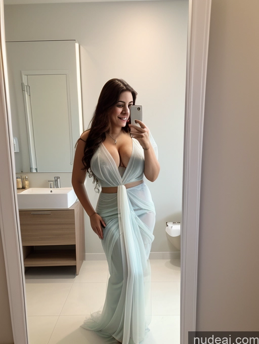 related ai porn images free for Woman One Busty Beautiful Chubby Short Pubic Hair Fairer Skin 30s Laughing Ginger Long Hair British Mirror Selfie Bathroom Front View Cumshot Transparent Bright Lighting Sari