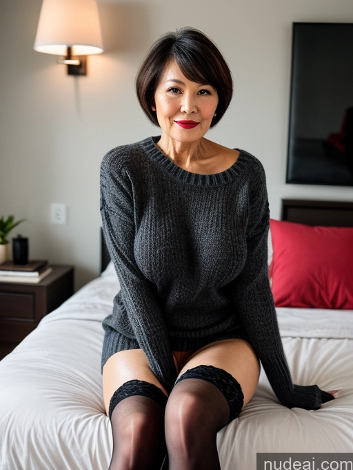 related ai porn images free for Milf Perfect Boobs Lipstick Chinese Pubic Hair Detailed Perfect Body Beautiful Short Hair Sweater Spreading Legs Stockings Stylish Dark Lighting 70s Casual Bedroom