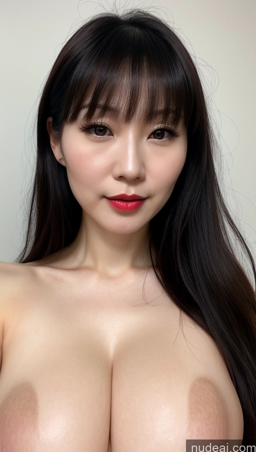 related ai porn images free for Woman One Beautiful Lipstick Fairer Skin 30s Black Hair Simple Detailed Huge Boobs Bangs Close-up View Chinese