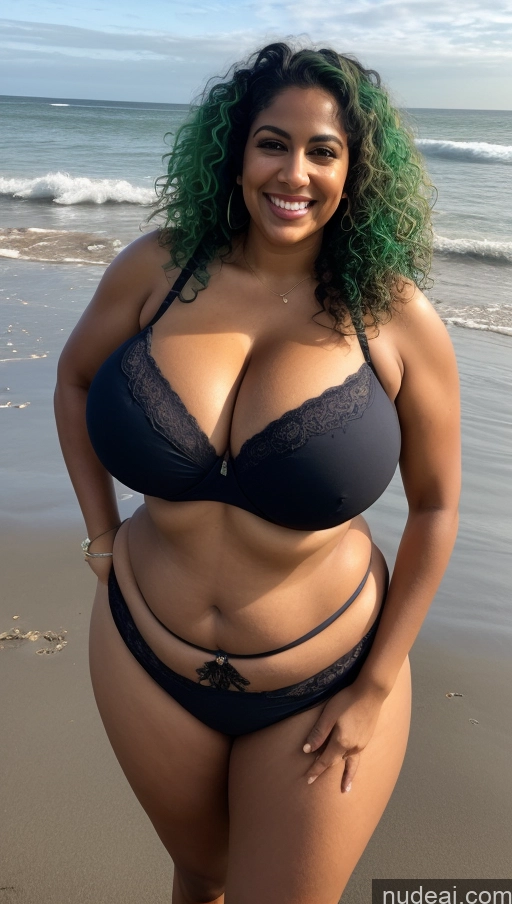 related ai porn images free for Milf Busty Beautiful Big Ass Abs Big Hips Tall Dark Skin Sexy Face Curly Hair Indian Beach Front View T-pose Bra Detailed Thick Huge Boobs Long Skirt 40s Happy Dark Lighting Green Hair