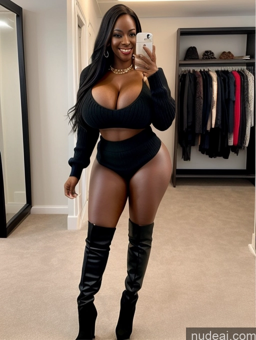 related ai porn images free for Huge Boobs Perfect Boobs Big Ass Thick 30s Laughing Long Hair Black Hair African Boots High Heels Mini Skirt Panties Perfect Body Sweater Cleavage Big Hips