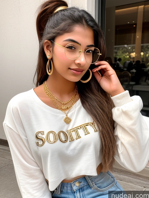 related ai porn images free for Sorority Beautiful 18 Ponytail Indian Thin Round Glasses Gold Jewelry Jewelry Diamond Jewelry Casual