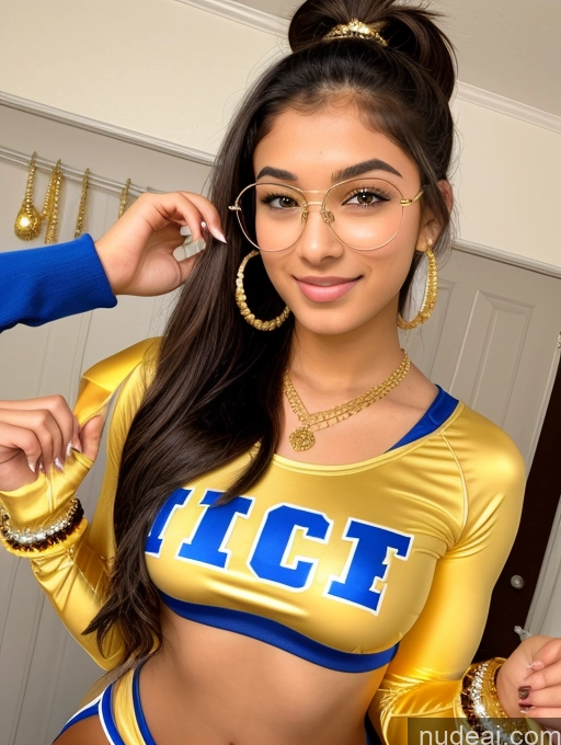 related ai porn images free for Sorority Beautiful 18 Ponytail Indian Thin Round Glasses Gold Jewelry Jewelry Diamond Jewelry Cheerleader