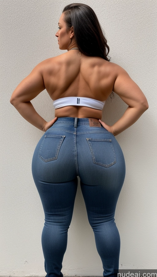 ai nude image of araffe butt lifter in jeans showing off her butt pics of Perfect Boobs Big Hips Big Ass Athlete Jeans