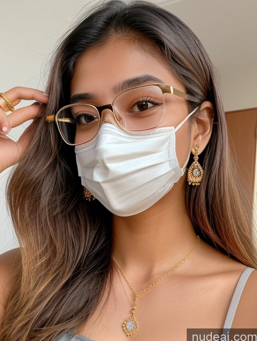 related ai porn images free for Sorority 18 Ponytail Indian Gold Jewelry Jewelry Diamond Jewelry Thin Round Glasses Face Mask