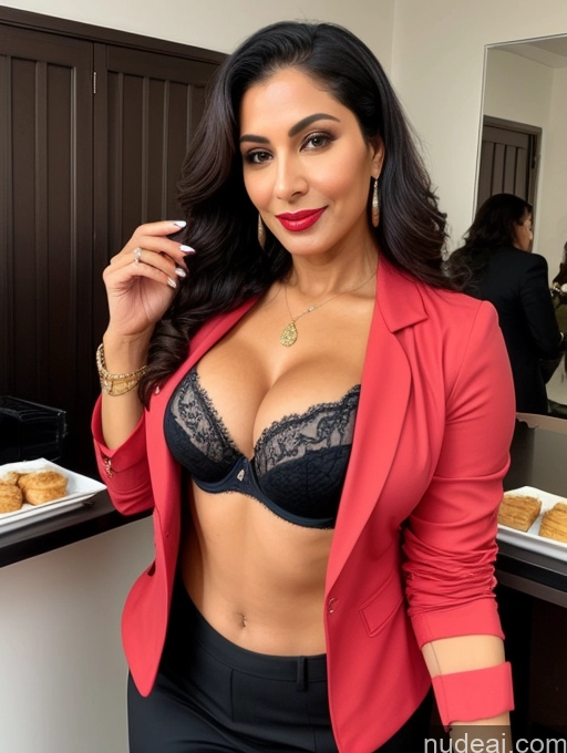 related ai porn images free for Milf Perfect Boobs Beautiful Lipstick Perfect Body Bra Jacket Professor Secretary Stylish Suit Detailed Sexy Face Party Dark Skin Cleavage Persian 50s