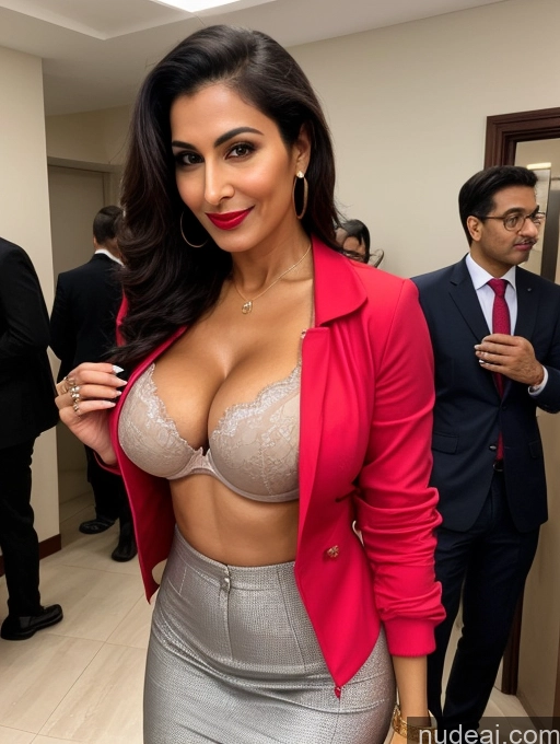 related ai porn images free for Milf Perfect Boobs Beautiful Lipstick Perfect Body Bra Jacket Professor Secretary Stylish Suit Detailed Sexy Face Party Dark Skin Cleavage Persian 50s