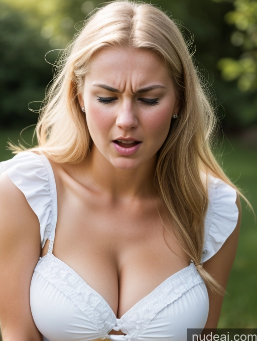 ai nude image of blond woman in white bra top looking at cell phone in park pics of Huge Boobs 18 Shocked Orgasm Scandinavian Dirndl Cleavage Bright Lighting Beautiful Skinny Sexy Face Happy Angry Side View