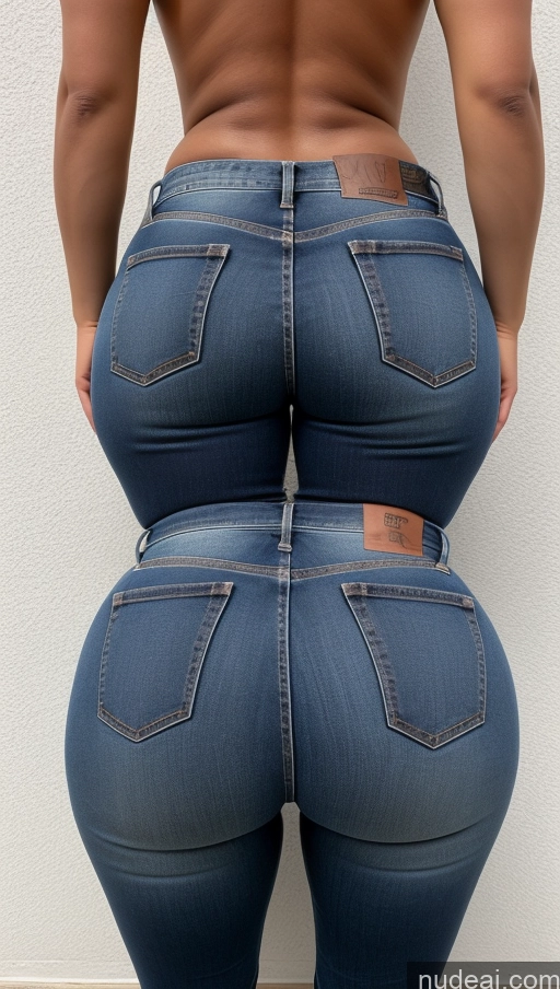 ai nude image of araffe butt - bari woman in jeans showing off her butt pics of Athlete Big Ass Big Hips Jeans Bobcut