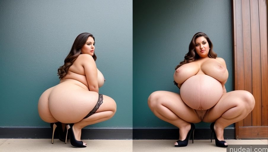 related ai porn images free for Huge Boobs Beautiful Big Ass Thick Chubby Big Hips Tall Long Legs Pregnant Persian Front View Nude High Heels Stockings Squatting One Milf