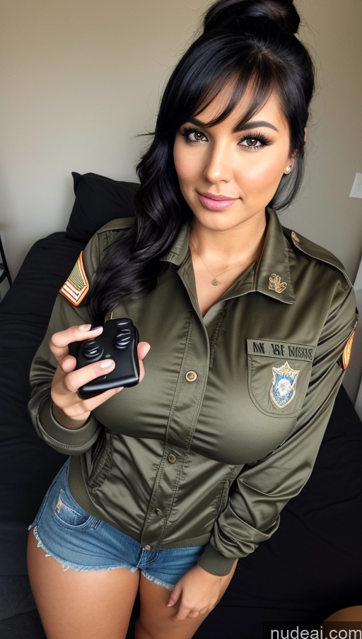 related ai porn images free for Busty Perfect Boobs Beautiful Big Ass Sexy Face Thick Messy Perfect Body Black Hair Shirt Front View Short Shorts Jacket Gaming 30s Military Stage