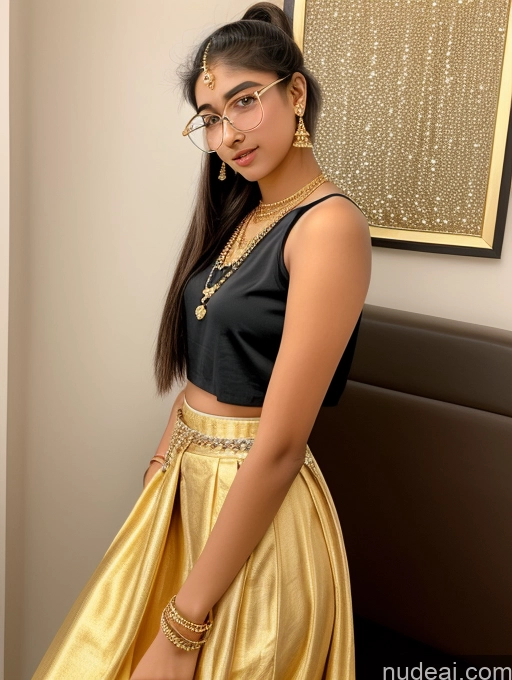 related ai porn images free for Sorority Beautiful 18 Ponytail Indian Diamond Jewelry Gold Jewelry Jewelry Thin Round Glasses Long Skirt