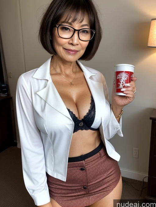 related ai porn images free for Milf Several Perfect Boobs Beautiful Glasses Perfect Body Pubic Hair Short Hair 70s Japanese Party Blouse Bra Casual Jacket Professor Secretary Shirt Stylish Suit Cleavage Partially Nude Dark Lighting Detailed Sexy Face