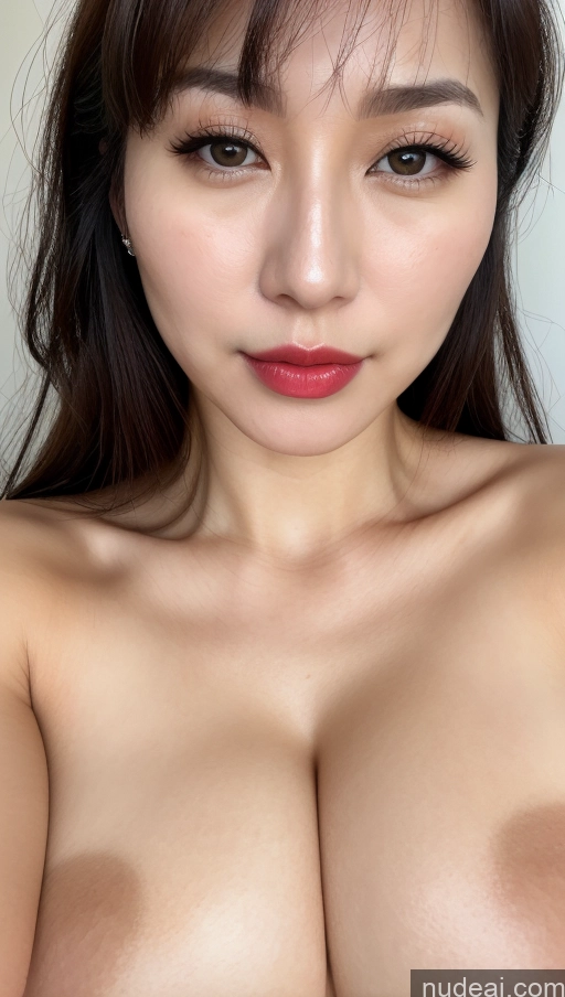 related ai porn images free for Woman One Huge Boobs Beautiful Lipstick Fairer Skin 30s Black Hair Bangs Korean Close-up View Simple Detailed