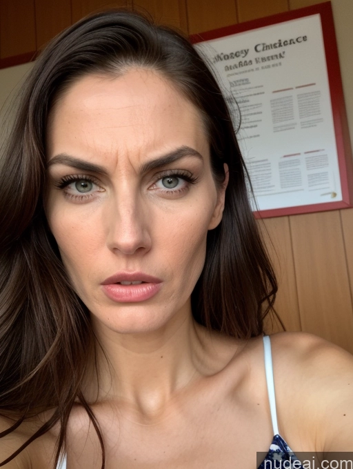 related ai porn images free for Miss Universe Model Beautiful Tall Long Legs Perfect Body Fairer Skin Sad Serious Sexy Face Seductive Long Hair Hungarian One Piece Swimsuit Professor Teacher 40s Shocked Angry