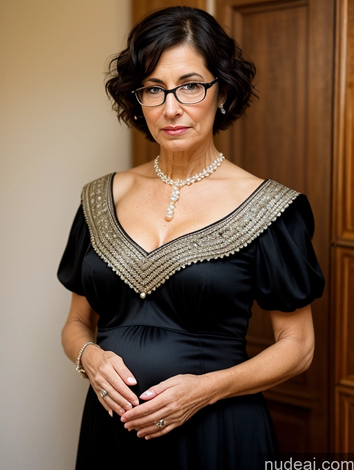 related ai porn images free for Milf Glasses Short Skinny Pregnant 50s Serious Shocked Black Hair Short Hair Jewish Dress Medieval Traditional Pearl Jewelry