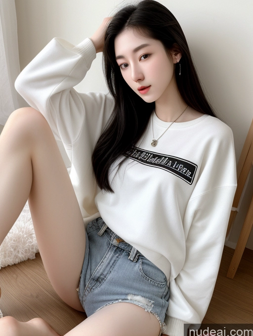 related ai porn images free for Beautiful Skinny Perfect Body Fairer Skin 18 Black Hair Long Hair Korean Spreading Legs 90s