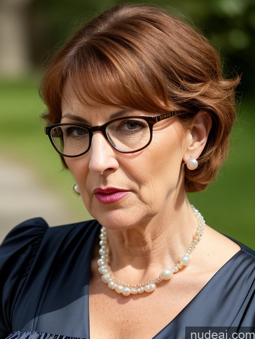 related ai porn images free for Milf Busty Skinny Short Pregnant Lipstick 50s Serious Angry Shocked Ginger Short Hair Glasses Jewish Front View Dress Medieval Traditional Pearl Jewelry