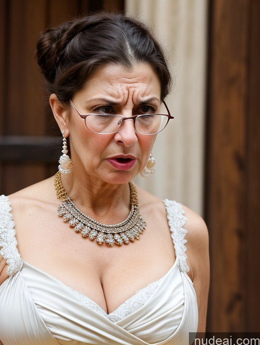 related ai porn images free for Milf Busty Skinny Short Pregnant 50s Shocked Angry Sad Brunette Hair Bun Glasses Jewish Dress Medieval Traditional Pearl Jewelry Cleavage