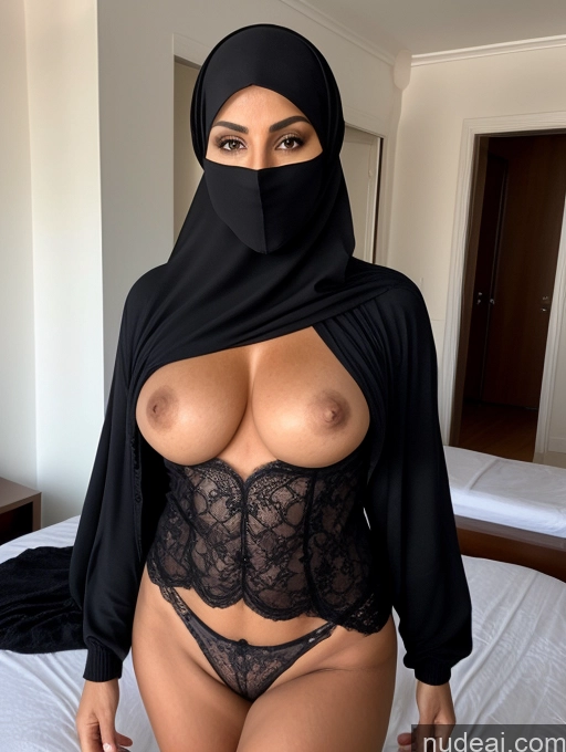 related ai porn images free for Milf Perfect Boobs Perfect Body Beautiful Pubic Hair 60s Arabic Bedroom Nude Bra Niqab Sweater Cleavage Partially Nude Dark Lighting Detailed