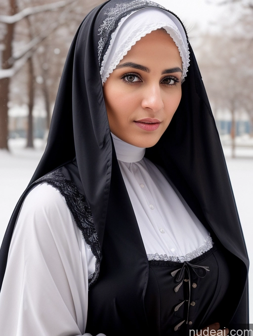 related ai porn images free for Busty Skinny Short Shocked Sad Blonde Ponytail Arabic Dress Victorian Dark Skin Nun Niqab Snow