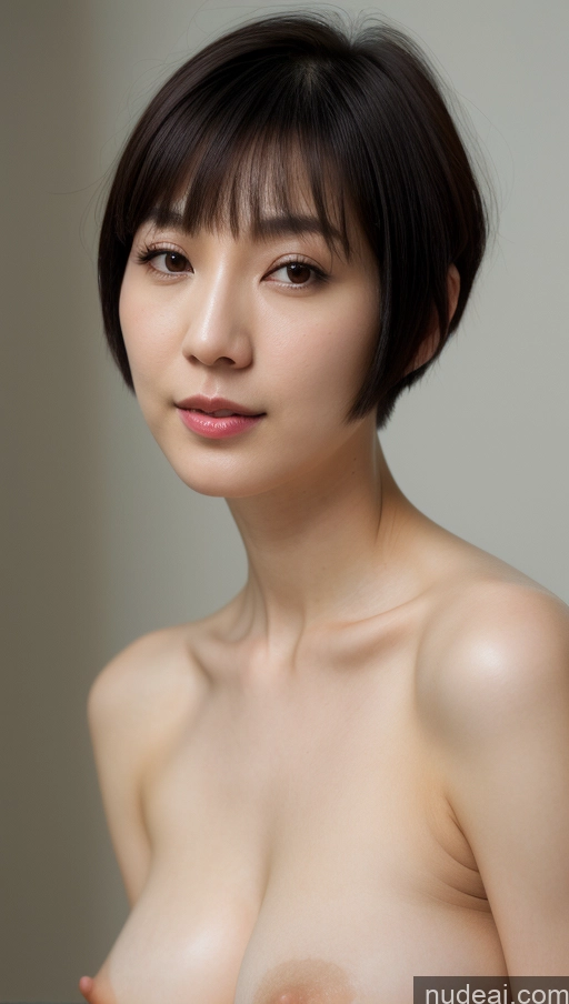 related ai porn images free for Woman One Beautiful Fairer Skin 30s Black Hair Short Hair Korean Close-up View Simple Detailed Perfect Boobs