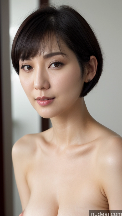 related ai porn images free for Woman One Perfect Boobs Beautiful Fairer Skin 30s Black Hair Short Hair Korean Close-up View Simple Detailed