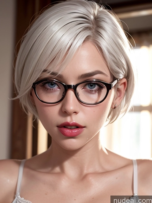 related ai porn images free for Czech Pixie Bedroom Perfect Boobs Glasses Thick Bra Panties Transparent Simple Lipstick Sexy Face Milf Blowjob White Hair Close-up View