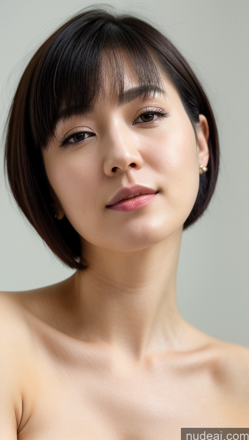 related ai porn images free for Woman One Perfect Boobs Beautiful Fairer Skin 30s Black Hair Short Hair Korean Close-up View Simple Detailed